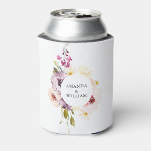 Elegante Floral Can Coolers Dosenkühler