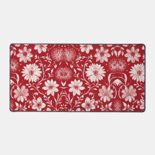 Elegante Floral Desk Mat Schreibtischunterlage