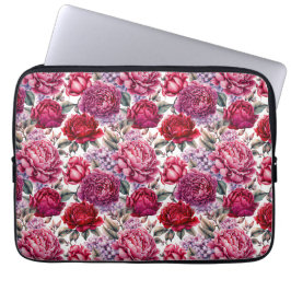 Elegante Floral Electronics Bag Laptopschutzhülle