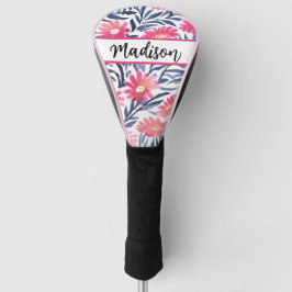 Elegante Floral Golf Head Cover: Schützen Sie Ihre Headcover