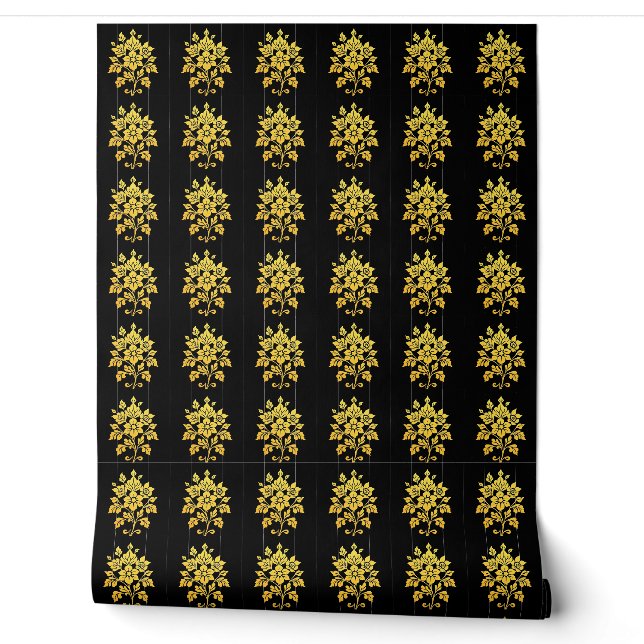 Elegante Floral Luxury Popular Collection Tapete (Abrollen)