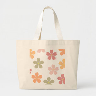 Elegante florale Ästhetik-Jumbo-Tasche Jumbo Stoffbeutel