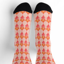 Elegante florale Damask Chic Socks