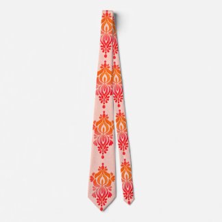 Elegante florale Damast Chic Hochzeitskrawatte Krawatte