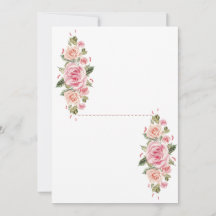 Elegante florale Einladungskarte weich