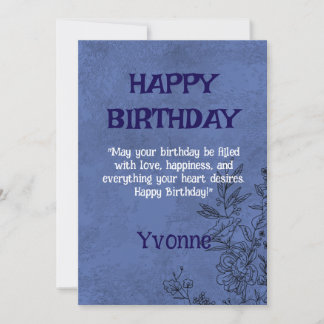 Elegante florale Geburtskarte Einladung