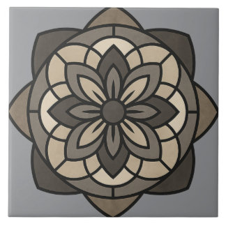 Elegante florale Geometrie Fliese