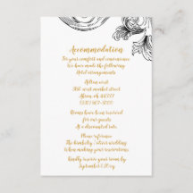 Elegante florale Hochzeitskarte