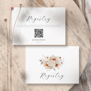 Elegante florale Hochzeitskarte RSVP Karte