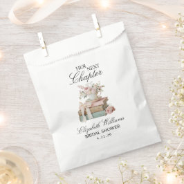 Elegante Florale Ihre Nächste Kapitel Brautparty  Geschenktütchen