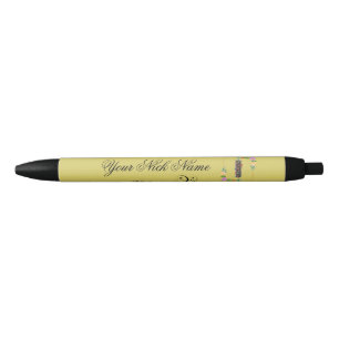Elegante florale Initiale I Kugelschreiber