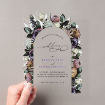 Elegante florale lila türkisfarbene Hochzeit