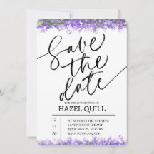 Elegante florale Quinceañera-Sparen Sie das Datum