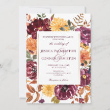 Elegante florale romantische Hochzeit im Burgund
