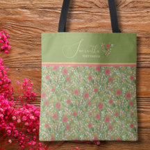 Elegante Florale Umhängetasche – Personalisierter