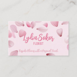 Elegante florale Visitenkarte für Florist