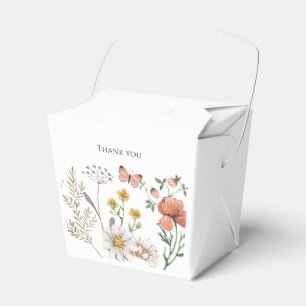 Elegante florale Wildblume Geschenkschachtel