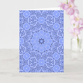 Elegante Flüssig-Geometrie-Mandala-Kunst Karte