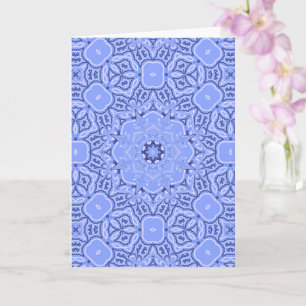Elegante Flüssig-Geometrie-Mandala-Kunst Karte