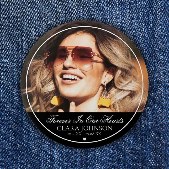Elegante Forever in unserem Hearts Memorial Foto Button (Von Creator hochgeladen)
