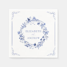 Elegante formelle Kalligrafie Blumenkranz Hochzeit