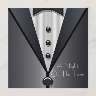 Elegante formelle Prom-Einladungen im Black-Tie-St Einladung