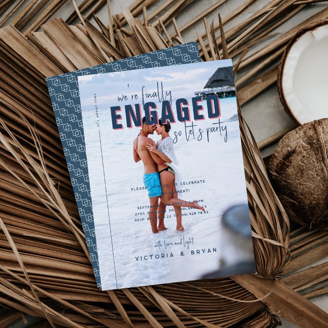 Elegante Foto-Hochzeitspartei Einladung (Von Creator hochgeladen)