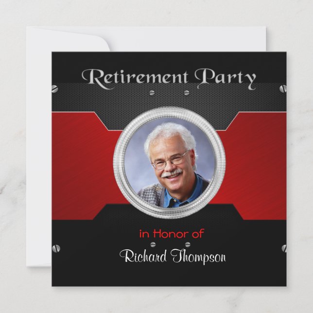 Elegante Foto-Renting-Party Einladungen (Vorderseite)