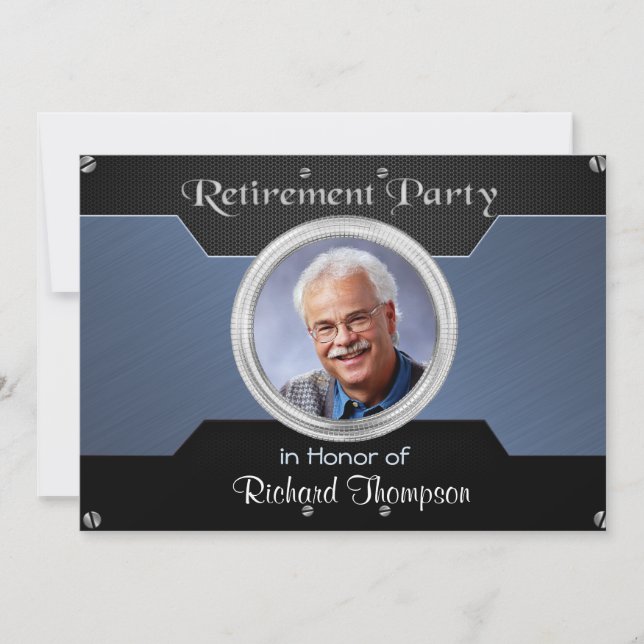Elegante Foto-Renting-Party Einladungen (Vorderseite)