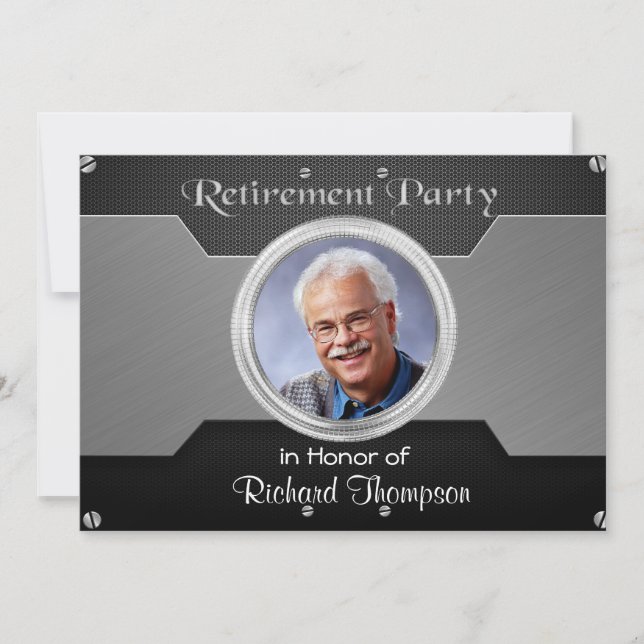 Elegante Foto-Renting-Party Einladungen (Vorderseite)