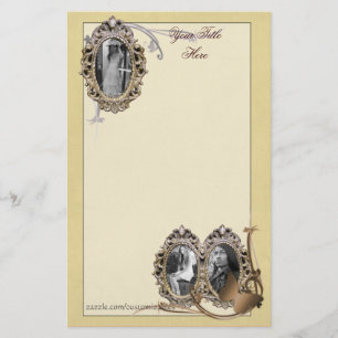 Elegante Frame Stationery Briefpapier
