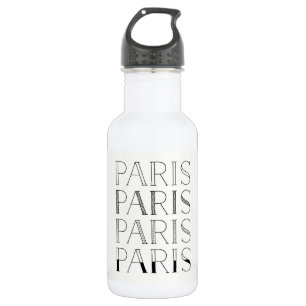 Elegante Franzosen Paris Paris Paris inspiriert Edelstahlflasche