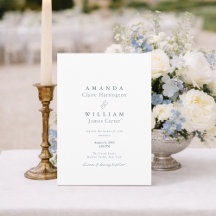 Elegante französische Hochzeitseinladung in Dusty