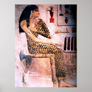 ELEGANTE FRAU, FASHION UND SCHÖNHEIT DES ANTIKEN Ä POSTER