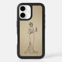 Elegante Frau im Abendkleid | Glamouröses Minimal
