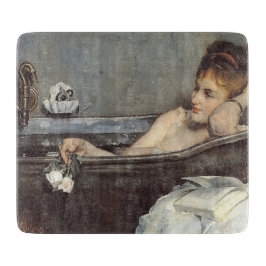 Elegante Frau im Bad (von Alfred Stevens) Schneidebrett