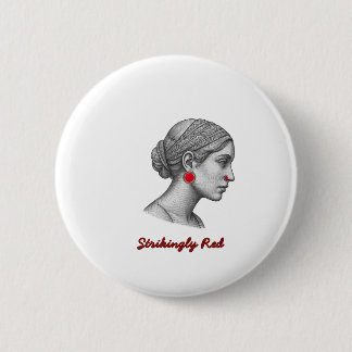 Elegante Frauenporträt Button