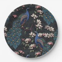 Elegante Friedens- und Magnolia-Blume Schwarz