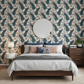 Elegante Friedenstruppen und Magnolien-Blume Elfen Tapete