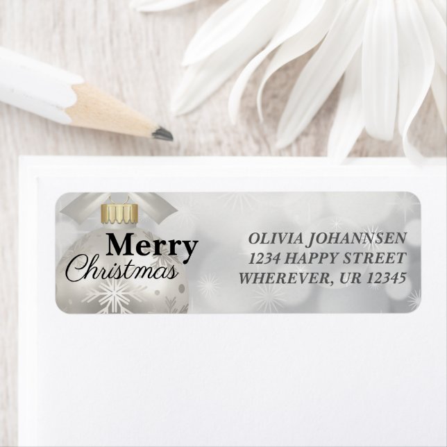 Elegante Frohe Weihnachtsfeier Willkommen (Insitu)