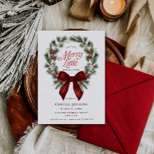 Elegante fröhliche kleine Weihnachts-Brautparty
