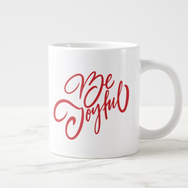 Elegante, fröhliche Urlaubsgestaltung Jumbo-Tasse (Rechts)