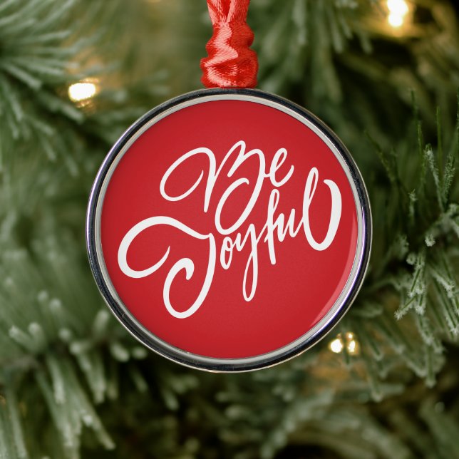 Elegante, fröhliche Urlaubsgestaltung Ornament Aus Metall (Baum)