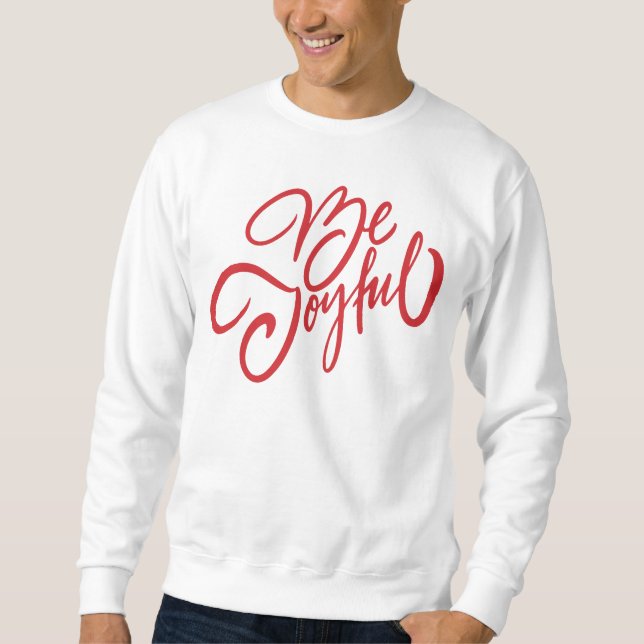 Elegante, fröhliche Urlaubsgestaltung Sweatshirt (Vorderseite)