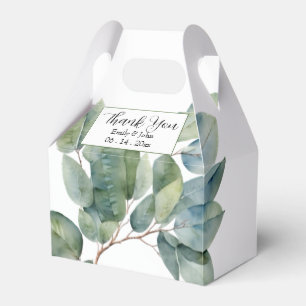 Elegante, frühlingshafte Blätter Geschenkschachtel