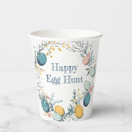 Elegante Frühlingssonne Ostereier Jagd Pappbecher