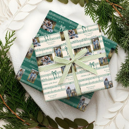 Elegante Fun Fa La Bow Vintage Musik Geschenkpapier Set