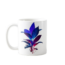 Elegante Galaxie-Blatt-Tasse