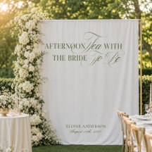 Elegante Garten-Tee-Einladung Brautparty-Hintergrü