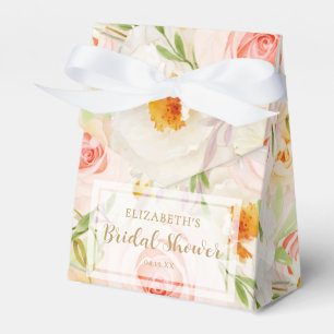 Elegante Gartenblumen Brautparty Geschenkschachtel